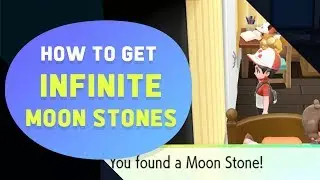 HOW TO GET INFINITE MOON STONES | Pokemon Let's GO Pikachu/Eevee