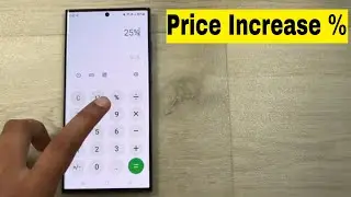 How to Calculate Price Increase Percentage On Mobile Phone - 4 Easy Steps