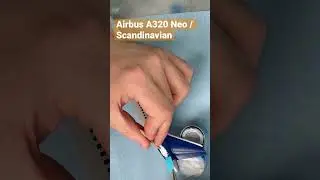 Update / Airbus A320 Neo / Scandinavian / #scalemodel #zvezda #airbusa320neo #airbus #a320neo