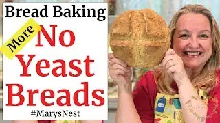 How to Bake Bread Without Yeast - Easy Soda Bread Recipe - Irish Soda Bread - #StayHomeAndCookWithMe