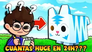 ESTOY 24H ABRIENDO HUEVOS!!! CUANTAS HUGE CHROMA TIGER CONSIGO? - Roblox Pet Simulator 99