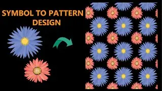 How to create Simple Flower Pattern || 