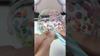 5厘米纳米胶吹大球教程#diy ycrafts #diy #slime#shorts