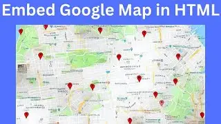 How to embed google map in html using iframe