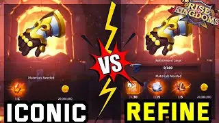 ICONIC AND REFINE INTERACTION! Rise Of Kingdoms Iconic Upgrade! [I Did NOT Expect THIS!]