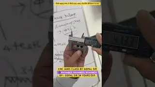 CNC JAWS CLASS । #cnc #cncjaws #jaws #jawscutting #shorts #cncbasic #cncsetting #cncmachine #cncvmc