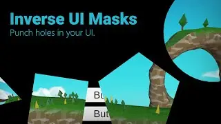 Unity Inverse mask showing only the the parts in the middle.