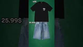 How to style BAGGY JORTS! 😱 | Subscribe for more drippy content🤩