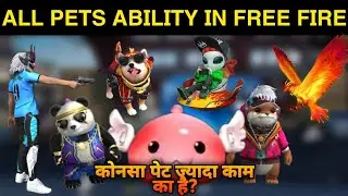 All Pets Ability-Best Pet In Free Fire | Free Fire All Pet Ability Test | Free Fire Best Pet Details