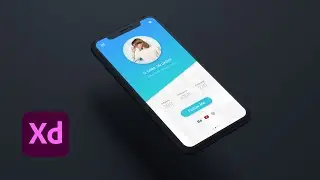 Adobe XD Tutorial: Profile UI/UX Design Tutorial