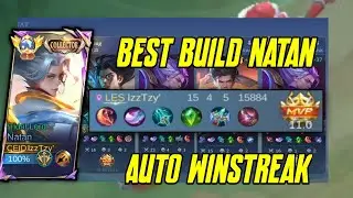 NATAN GLOBAL GOLD LANE GAMEPLAY - BEST BUILD NATAN 2025 - BEST BUILD NATAN TERBARU - NATAN MLBB