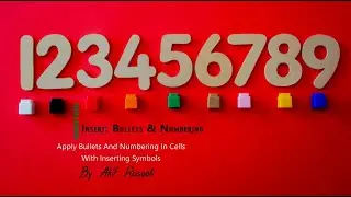 Apply Bullets And Numbering In Cells With Inserting Symbols