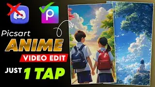 Normal Video To Anime Video Converter In Picsart | Stop Using Discord Doma Ai 🛑