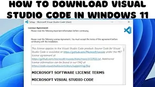 How to Download Visual Studio Code in Windows 11