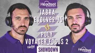 Jabra Evolve2 75 VS. Poly Voyager Focus 2 Wireless Headset SHOWDOWN + Mic Test!