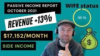 Passive Income Report October 2021 -  AdSense, Blog & Sites Earning Extra Income & Online Revenue