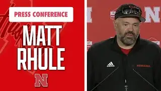 Nebraska Football Head Coach Matt Rhule meets with the media on Monday I HuskerOnline I GBR