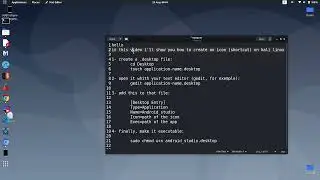 How to Create Desktop Shortcut (Icon) in Kali linux | 2021