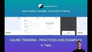 Axure Tutorial-Practices and Examples: 4.Tabs