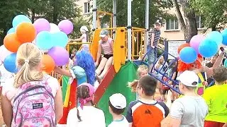 20.06.2016 Открытие детской площадки на Вологодской