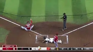 Elly De La Cruz Throws 100 MPH To Stop Corbin Carroll From Inside the Park Home Run