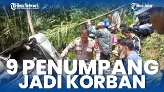 DETIK² NGERI KECELAKAAN DI BANDUNG BARAT ELF MASUK JURANG, PENUMPANGNYA 20 ORANG MAU KE CURUG MALELA