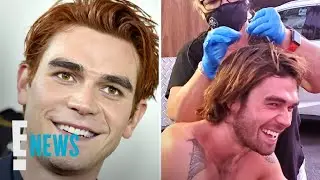 KJ Apa Reveals Head Injury From Stunt for Songbird Movie | E! News