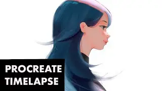 Blue | Procreate Timelapse