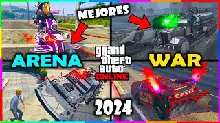 Los MEJORES VEHICULOS de ARENA WAR en GTA Online 2024! | Mejores Coches de Arena War GTA 5 Online