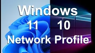 Windows 10, 11 - How to Change Network Profile, Turn on File and Printer Sharing, Network Discovery