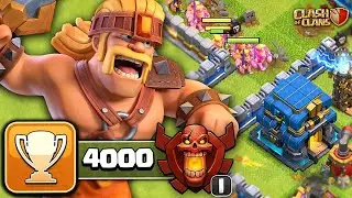 TH12 Trophy Pushing with Super Barbarians | Clash of Clans