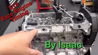 Apprentice sets up cams on his FIRST Race Engine!