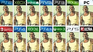 Comparing GTA San Andreas in All Consoles (Side by Side) 4K