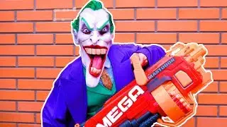 NERF Битва против Джокера и БуБера