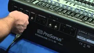 PreSonus StudioLive CS18AI: Networking with an AVB Switch