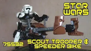 LEGO STAR WARS 75532 Scout Trooper & Speeder Bike