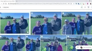 Google Photos update. Select an image and then hold down shift to select multiple photos.