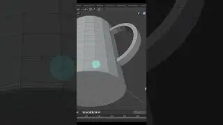 How to Make a Coffee Mug in Blender - Shorts