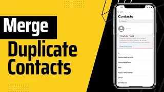 iOS 16 New Update: Merge duplicate contacts iPhone