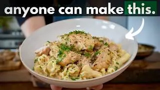 Creamy Honey Mustard Chicken Pasta - Anyone Can Make