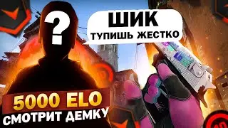 5.000 ELO ШКОЛЬНИК УЧИТ МЕНЯ ИГРАТЬ... СМОТРИМ МОЮ ДЕМКУ FACEIT ( CS:GO )