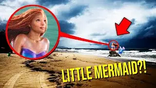 Drone Catches THE LITTLE MERMAID At Haunted Beach!! (SHE CAME AFTER US!!)