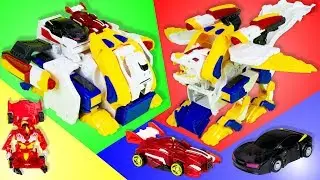 Turning Mecard Wing Lion Transformer Car Winglion Robot