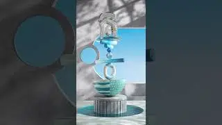 Cinema 4D  | អក្សរ​ គ - Letter Ko | 3D​ ​Typography #bn3d