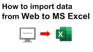 How to import data from Web to Excel faster || Live data in Excel