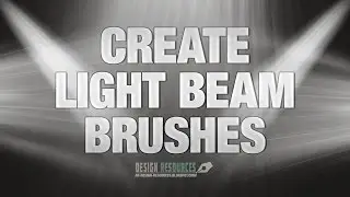 How to create Light Beam Brushes — Photoshop Tutorial