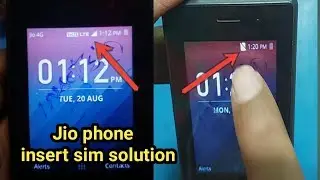 jio phone sim not working||jio phone insert sim solution