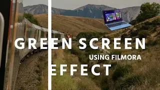 How to add green screen effect without green screen ?(using filmora)