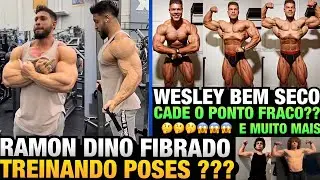 RAMON FIBRADO E TREINANDO POSES + WESLEY MUITO SECO MAS ESCONDENDO COSTAS , POSTERIOR E GLUTEO