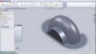 13- SolidWorks Surface TUTORIAL: RULED SURFACE